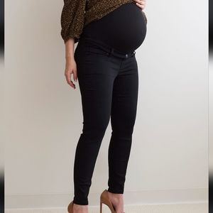 Thyme maternity / black jeans / L